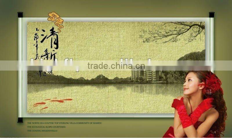 Oil Printing canvas,100% polyester fabric,Waterproof canvas fabric,blank printing canvas