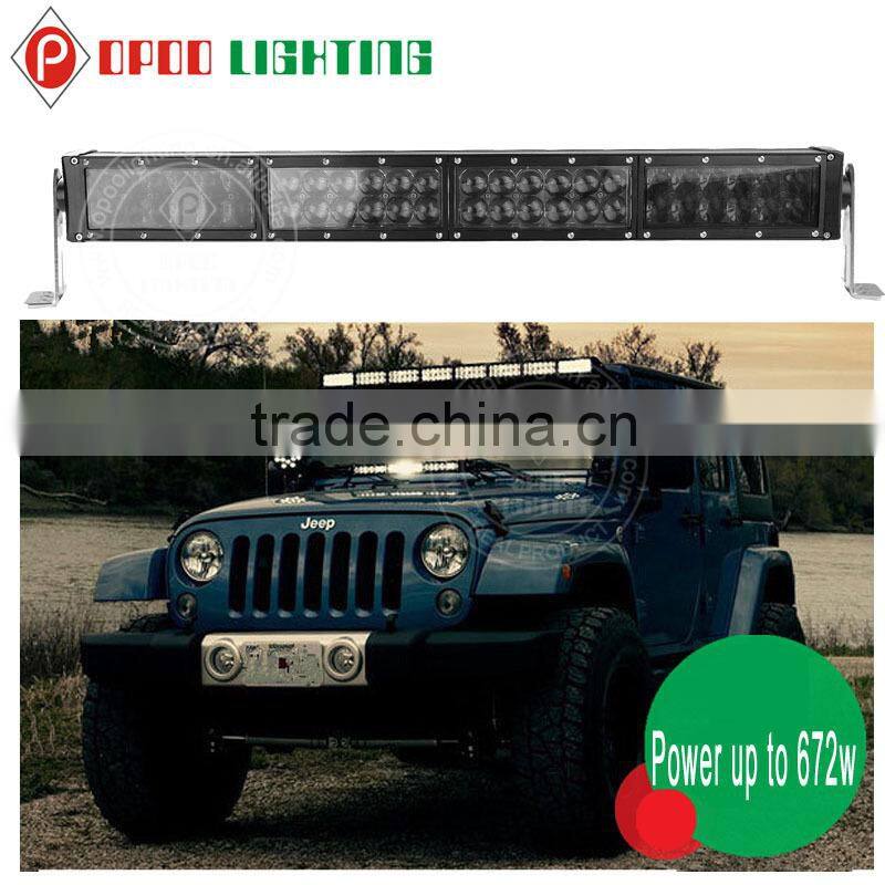 Waterproof IP68 led light bar, offroad use 4x4 led offroad light bar