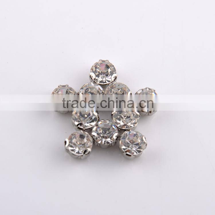 Crystal claw glass rhinestones sew on glass rhinestone beads
