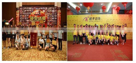 13888 Xuping Fashion 18K+White color perfect pearl rings for women