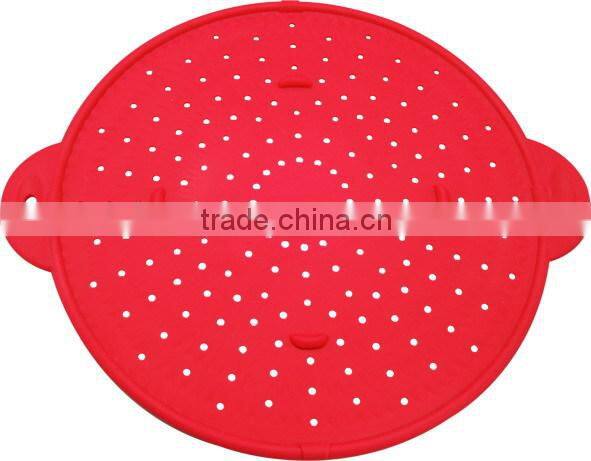 S size Food grade collapsible silicone strainer, silicone kitchenware, kitchen tools strainers