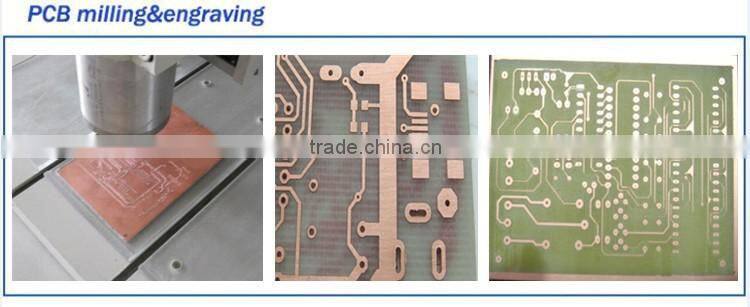 Jinan Zhuoke small mini pcb cnc milling drilling machine working table moving ZK-6060 600*600mm