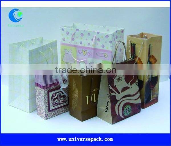 Tote Painted Bag Paper Packing Bags With Nice Look Export Customized Products