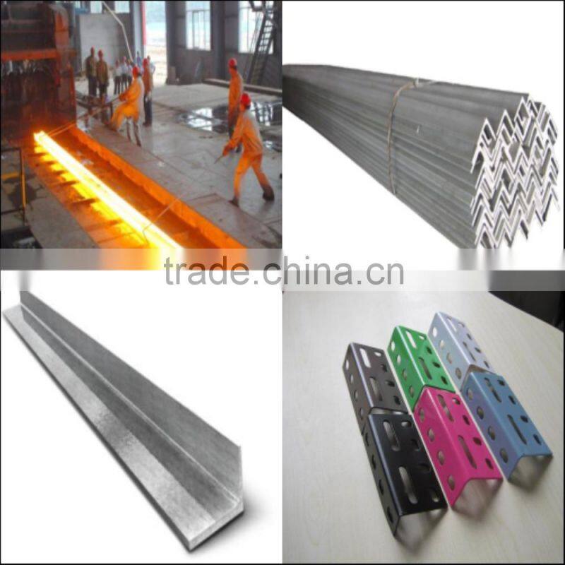 High Quality Galvanized Steel Angle Bar SS400 100*10 Hot Rolled mild steel equal unequal angle Tianjin