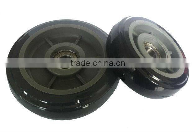 Shopping trolley wheel