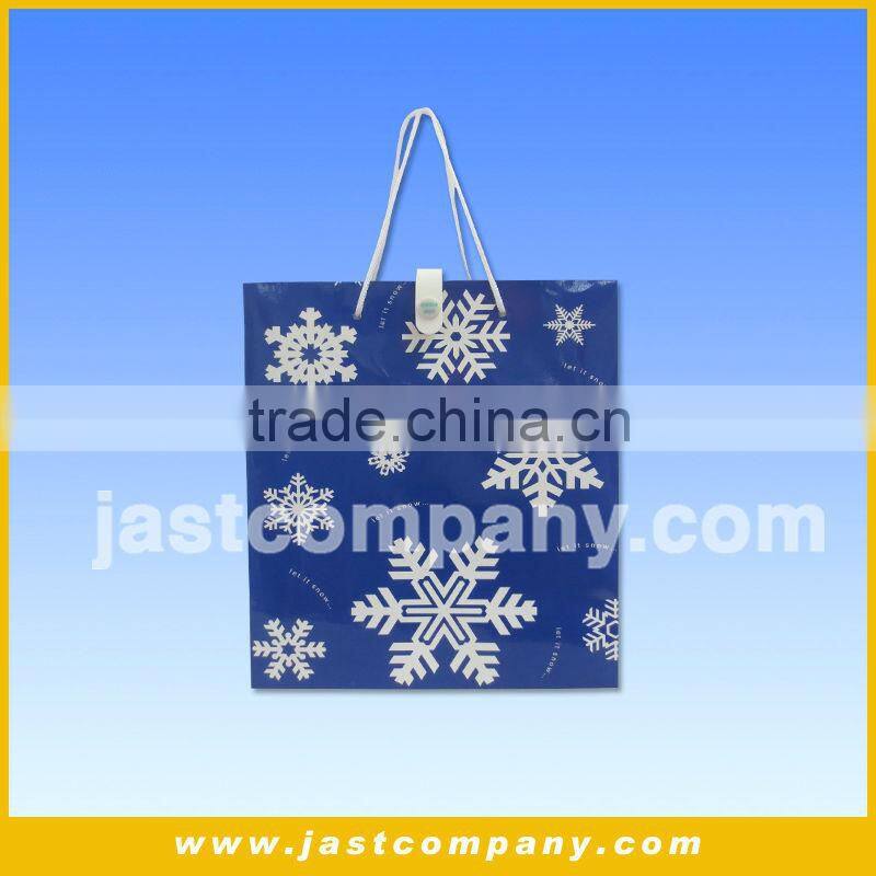 christmas gift paper bag with music