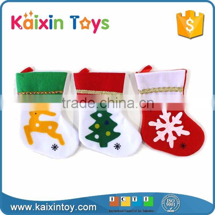 10255319 Festival Decoration Customized Plush Christmas Stocking