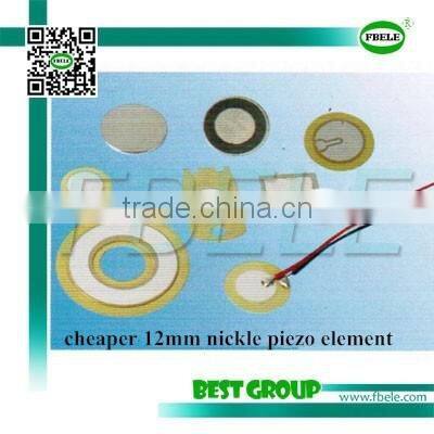 cheaper 12mm nickle piezo element FT-12T-9.2A1