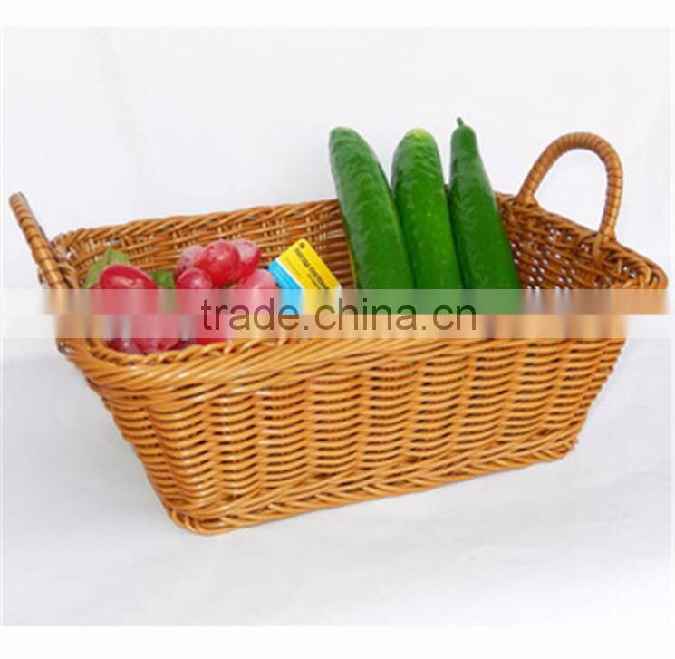 wholesale good quality decorative wicker fruit storage basket
