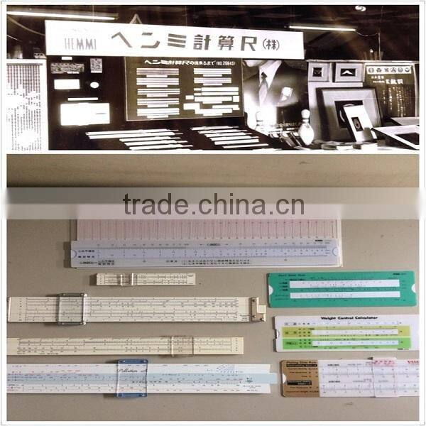Reliable Japan-made slide rules used as electroplating instrument