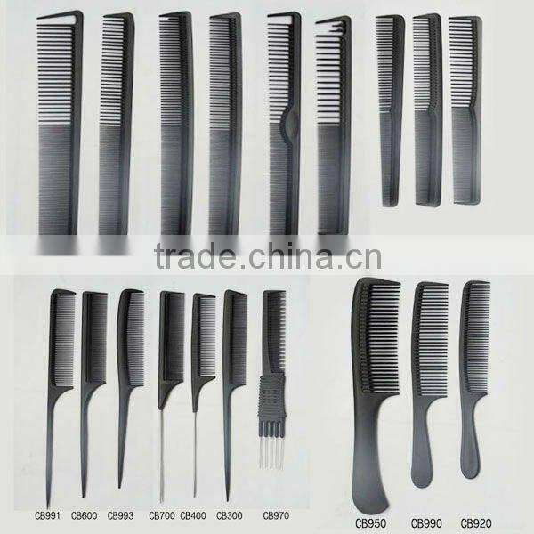 Plastic hot hair comb plastic pink tony and guy combs