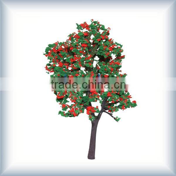 Colorful 3D decorated live christmas trees,CT007-19,model tree for layout,good quality model tree,decorative model tree