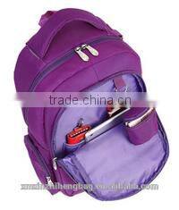 2015 fashionable convenient purple diaper bags with strong practicality