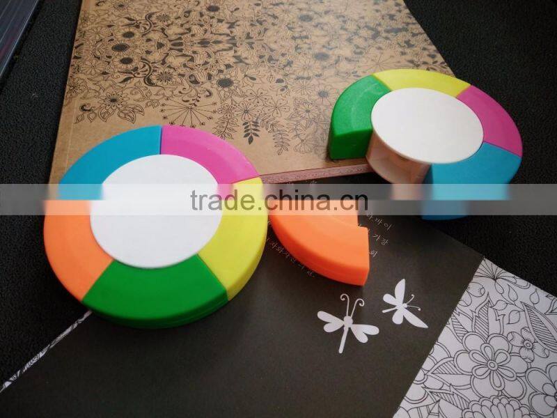 high quality hot selling Promotional gift flower shaped highlighter pen
