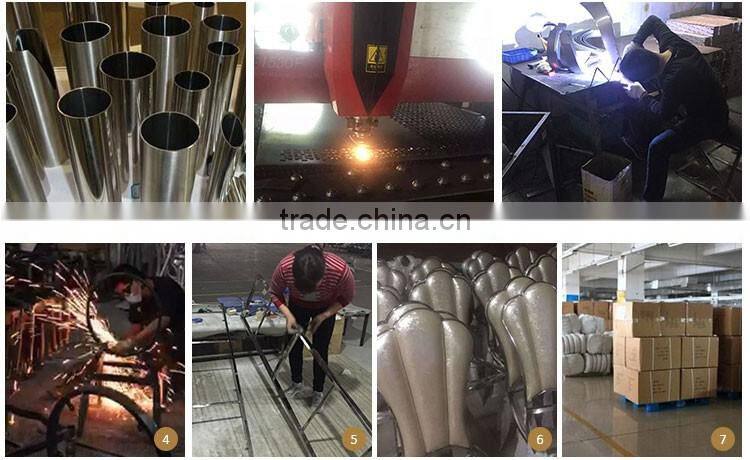 High black wrought iron swivel restaurant chairs