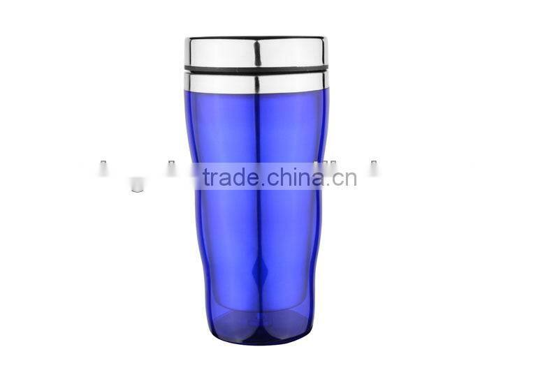 stainless steel travel auto mug 450ml thermo mug