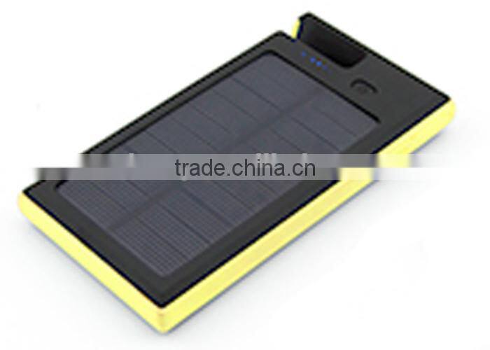 12000mAh Solar Panel Charger Waterproof Portable Dual USB Port Power Bank for LG