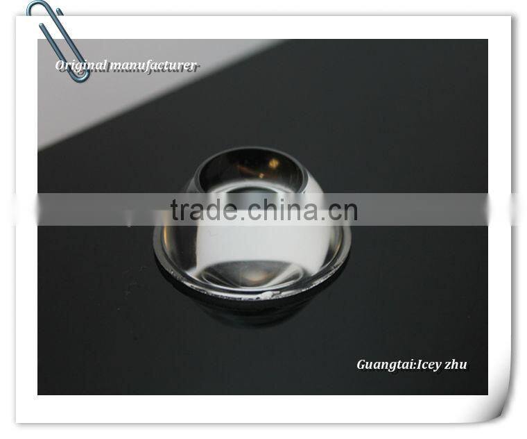 30mm 5W led glass lens Reflector with small view angle 30degree