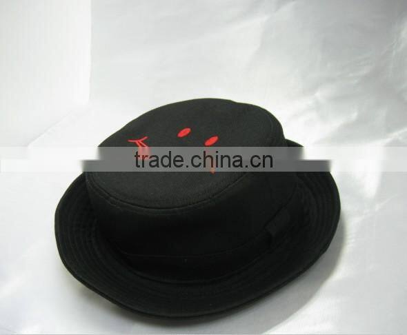 New Design Smile Face Printing Flower cotton Bucket Hat