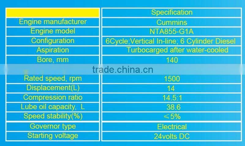China 325 KVA Diesel Genset with discount for sale