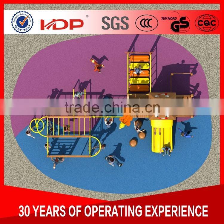 2016 New design outdoor wooden playground equipment used for preschool