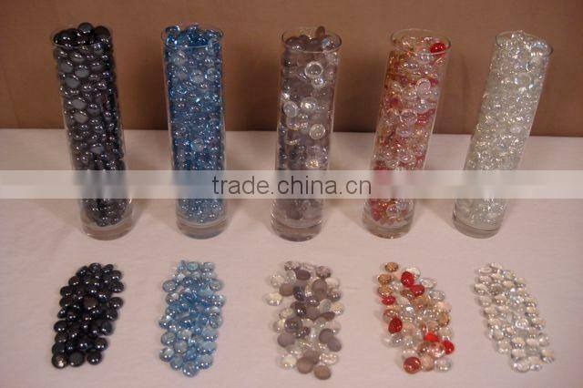 Good quality colorful glass gems flat back stone