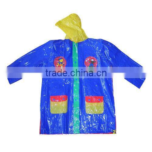 Quality promotional rain coat for girls