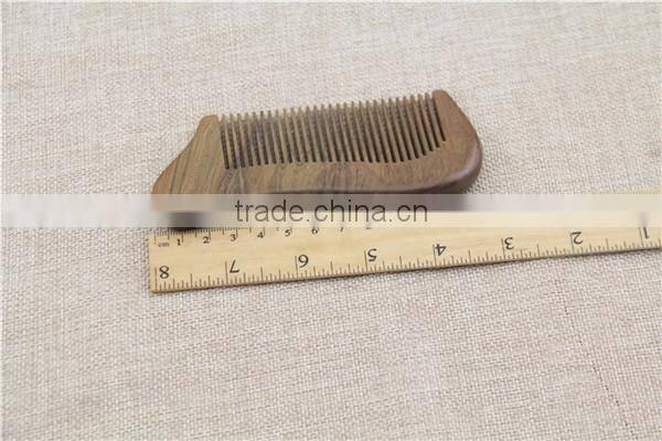 Fancy shape fish design wooden japanese comb