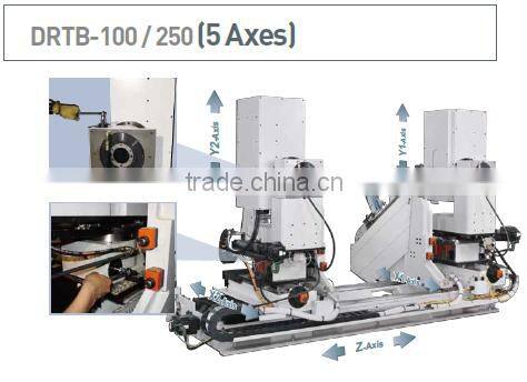 combination woodworking 9 axis double end tenon machinery
