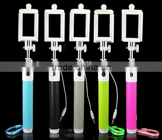 Extendable Folding Monopod Phone Selfie Stick / phone Remote Shutter / Phone Holder Remote Shutter Monopod