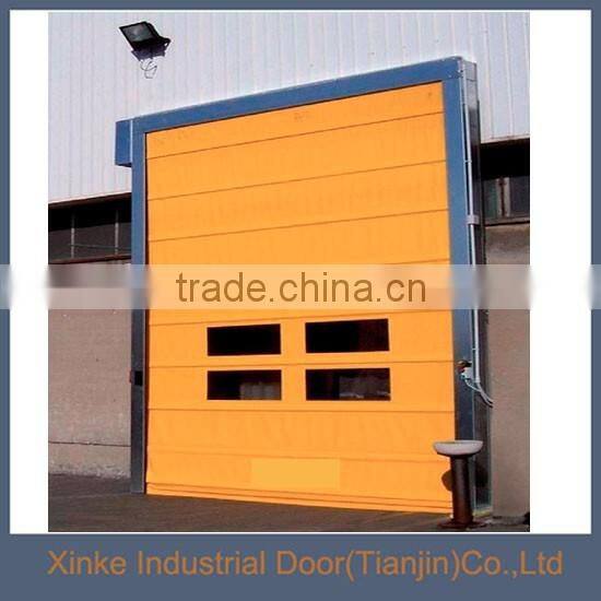 PVC fabric rolling shutter door,good quality rapid door stacking type door STD-013