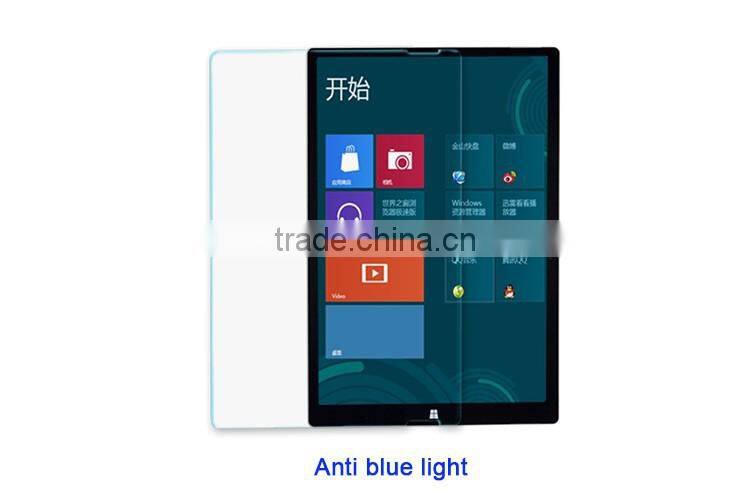 Good finger touch anti blue light tempered glass screen protector for microsoft surface