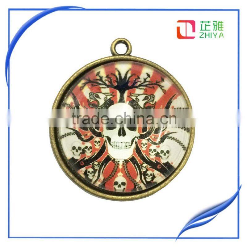 2015 zhiya yiwu jewelry factory diy glass cabochon for accesorios de mujer