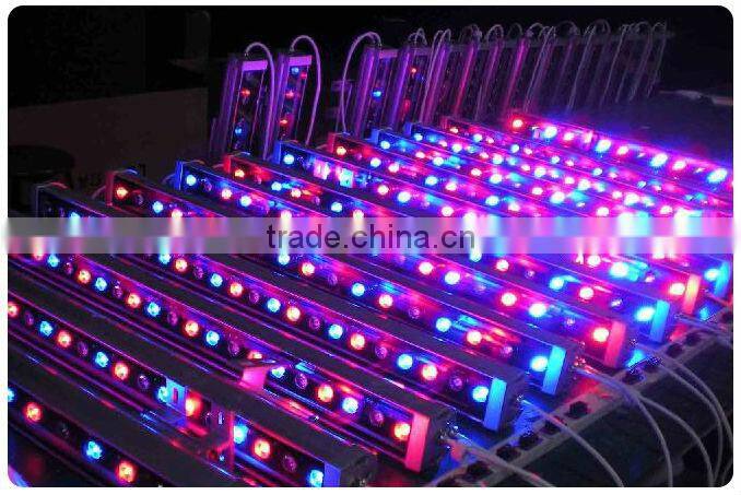 Professional 18pcs 18w IP65 3 in 1 rgb dmx led wall washer light