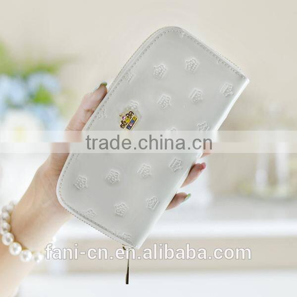 2015 newest design fashion style PU leather clutch wallets for ladies