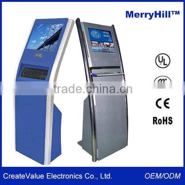 Interactive Self Service 15/17/19/21.5/22 inch Information Touch Screen Kiosk Price