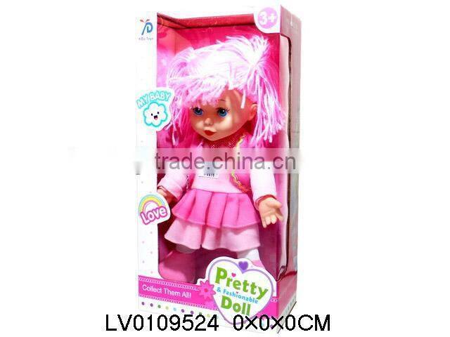 New design Plastic Doll toy for kids with light
