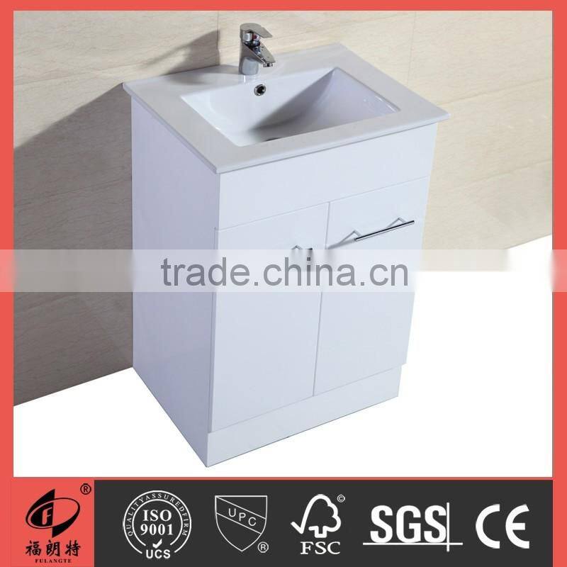 600MM Fashionable MDF modern cabinet bathroom vanity 500004