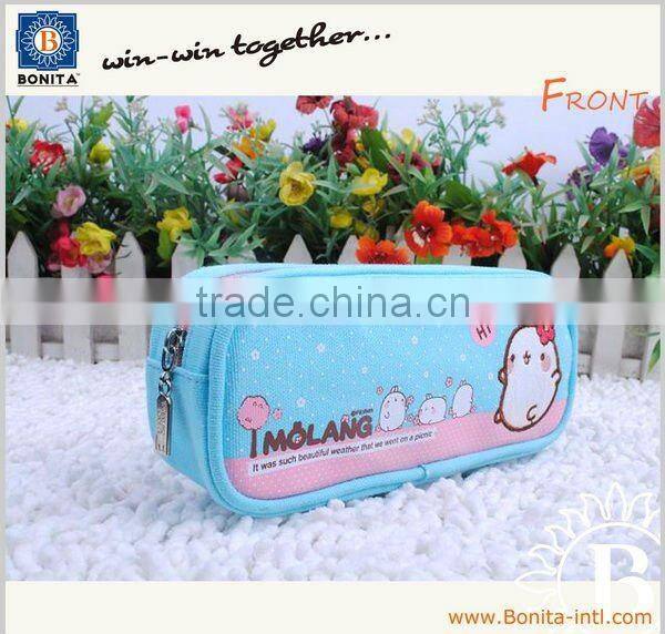 New custom cute pencil bag animal shaped multifunction kid's pencil case