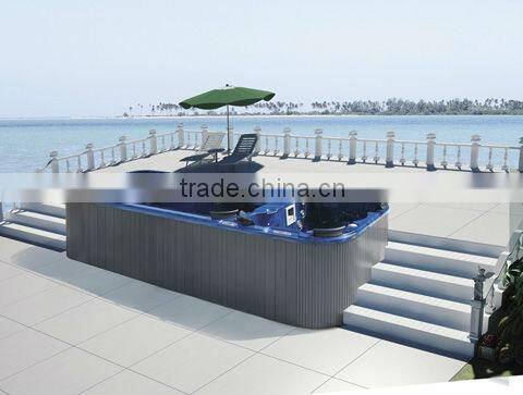 ROM4822 New design swimming pool spa with 4 pillows