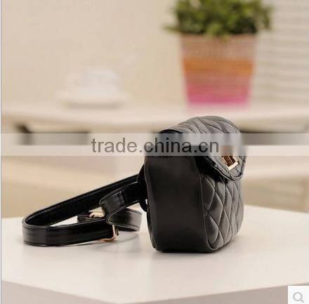 fashion mini leather waist bag for girls
