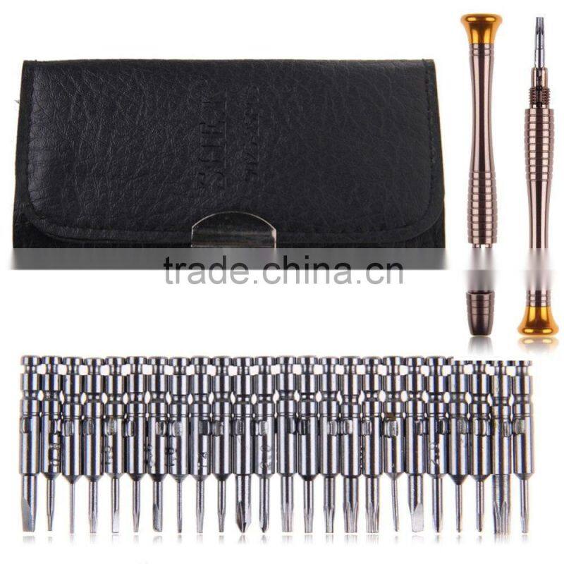 25 in 1 screwdriver set Torx ferramentas Screwdriver Wallet Set Repair Tools