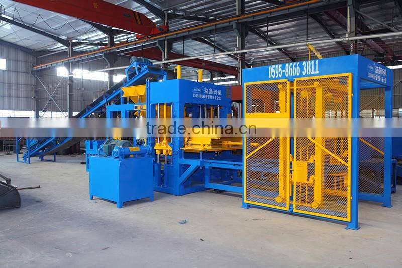 Top quality and safty full automatic Construction brick machinery block making machine
