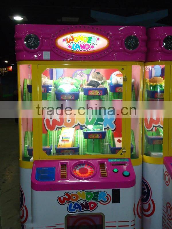 wander land game machine high arcade toy gift game machine hot sell vending gift game machines