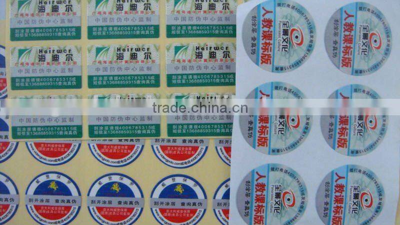 anti-counterfeit label
