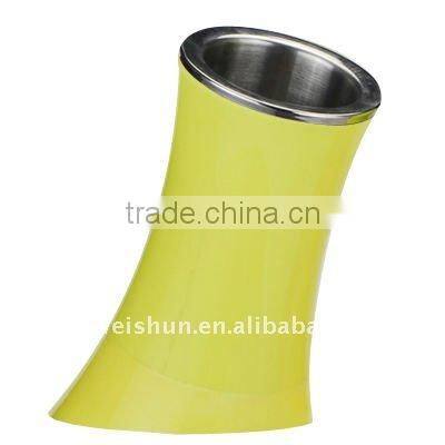 Stainless steel double wall ice bucket