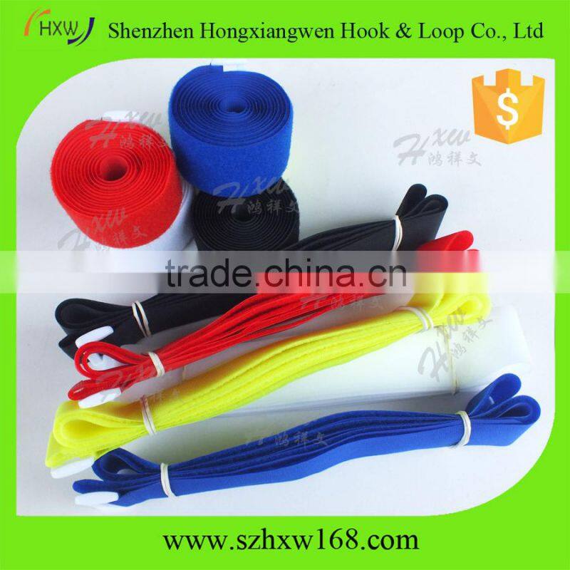 5cm*2m High quality fabric and very durable hook and loop travel straps with buckle