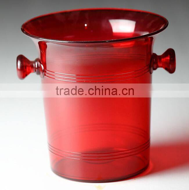 plastic wine tasting spittoons with handle and lid for promotion