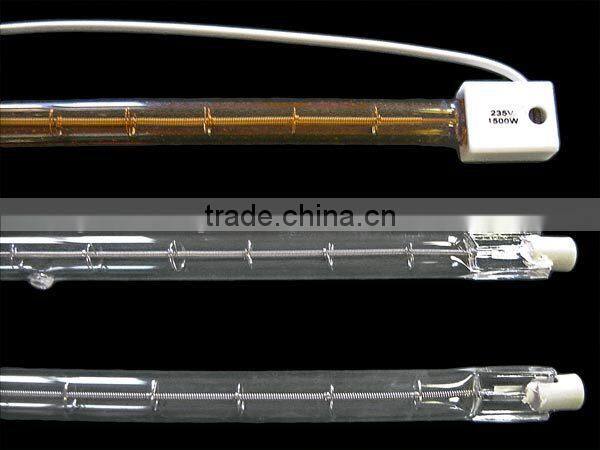 Infrared quartz halogen Tubular Heating Lamp