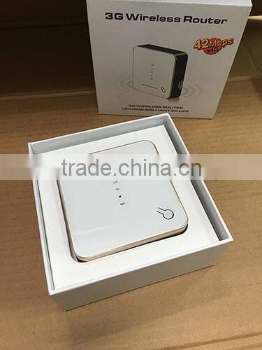 SC-4363-3GR wholesale pocket sim card 3G AP Router with power bank